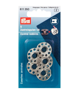 PRYM Nähmaschinenspulen 20,5x11,7mm Zentralspulen Spulen CB-Spule Metall 611350