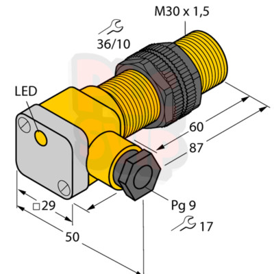 TURCK NI20U-P30SK-AP6X 1646700 Inductive sensor New in Box 1PCS