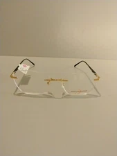 NATURALLY RIMLESS NR371 GREEN WOMENS EYEGLASS FRAMES 52x16 138mm