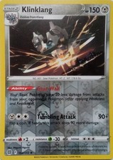 104/172 KLINKLANG REVERSE HOLO BRILLIANT STARS POKEMON CARD