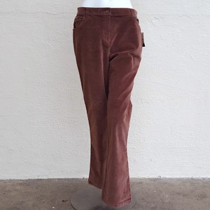 Nuevo Con Etiquetas Woolrich Marron Pantalones De Pana Para Mujer