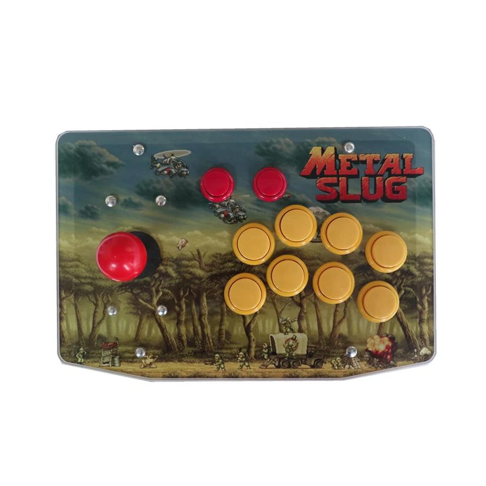 RAC-J500S-10 10 Buttons Arcade Joystick USB Wired Acrylic Panel Metal Slug PC - Image 2 of 2