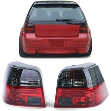 Fari posteriori Neri e Rossi "Urban Style" VW Volkswagen Golf 4 Tuning