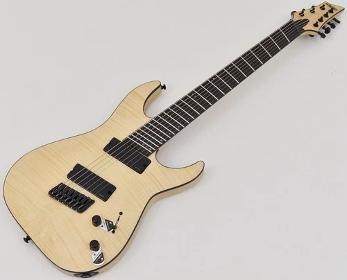 Schecter C-7 Multiscale SLS Elite Electric Guitar Gloss Natural