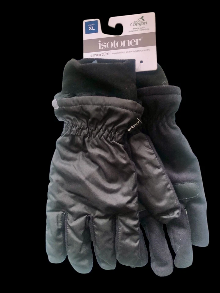 全新 Isotoner 男式手套 XL SmarTouch 触摸屏 兼容和智能驱动器 — 第 2/4 张图片