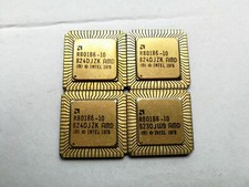 Vintage AMD R80186-10 16-BIT High-Integration CPU iAPX86 x 1pc