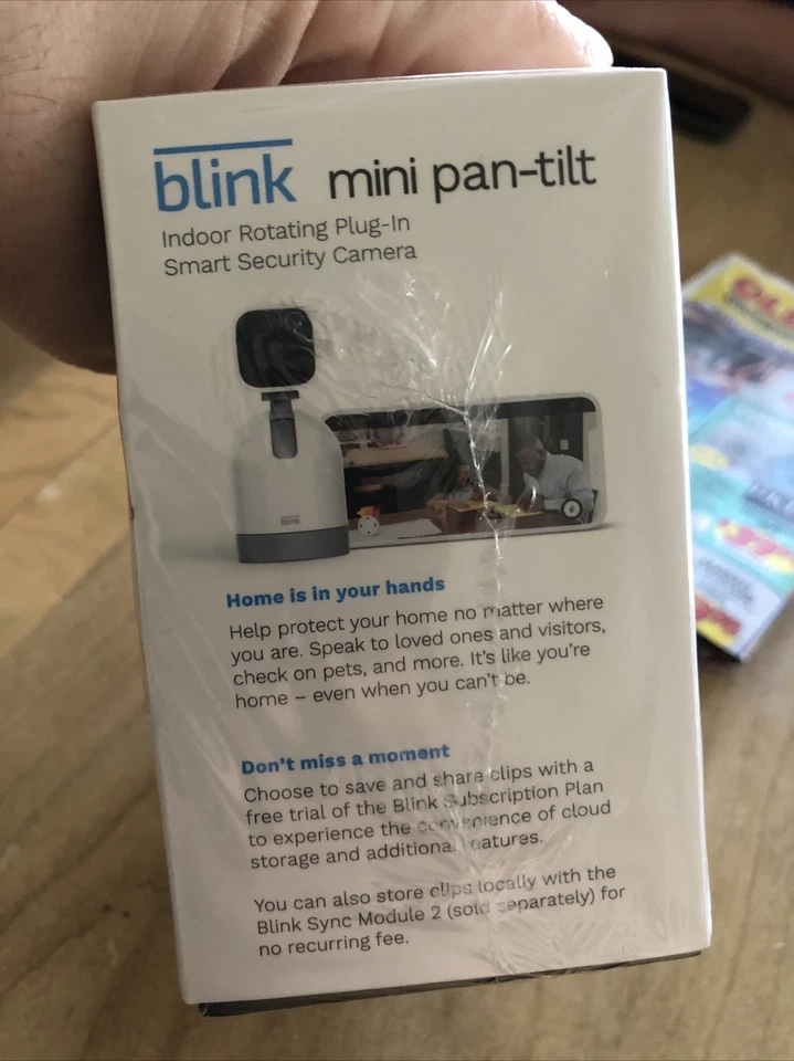 Blink Mini Pan-Tilt Camera | Rotating indoor plug-in smart security camera HD - Image 4 of 4