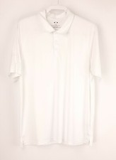 Oakley mens golf polo white XL FLAWS SEE PHOTOS AND DESCRIPTION