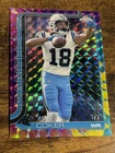 2025 Topps Chrome Football Tie Dye Geometric Refractor Jalen Coker #39