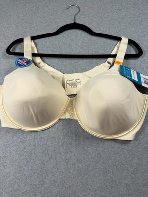 Vanity Fair Ivory 76380 BEAUTY BACK  full figure SMOOTHING UW Bra 42DD SKU 224