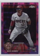 2023 Topps Chrome Update Magenta & Purple Lava Lamp Refractor /299 Nick Ahmed