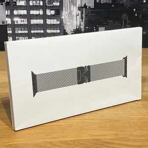 Apple Watch Strap Ultra 3 2 49mm Milanese Loop Band Black Titanium Medium Sealed