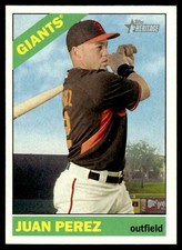 Juan Perez 2015 Topps Heritage #128 San Francisco Giants 26404 Baseball Card