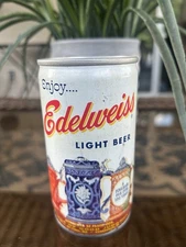 RARE!! Edelweiss Light Beer Can - Steel - Pull Tab - GREAT CAN!!!