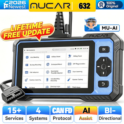 Mucar 632 MUAI-Assist Diagnostic Scanner Full System Bidirectional Scan CAN FD