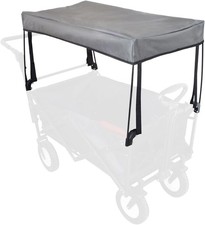 Canopy for Wagon Attachment, Awning Shade Cover for Kids Folding Collapsible