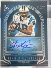 2025 Panini Silhouette Stephen Davis Framed Signatures /199 Panthers
