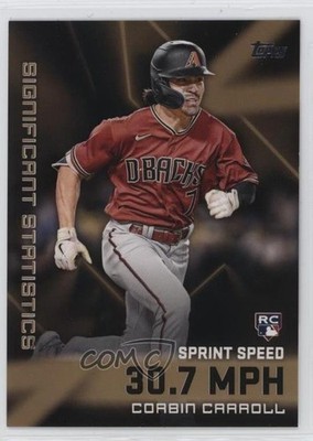 2023 Series 2 Significant Statistics Gold 17/75 Corbin Carroll Rookie RC 0ji1