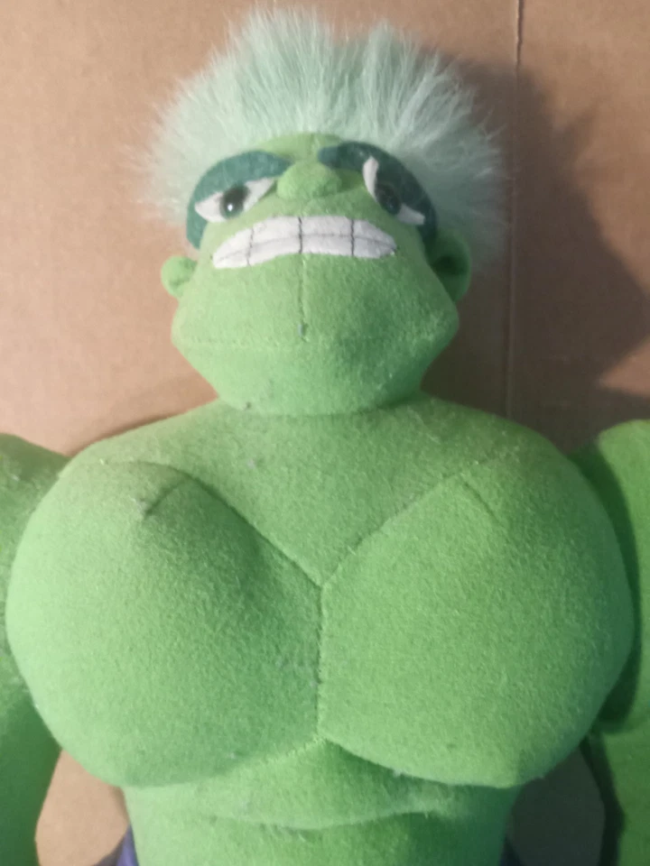 Marvel The Incredible Hulk Plush 2003 Kellytoy 15 Inch Prototype - Image 3 of 3