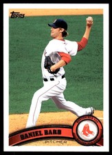 Daniel Bard 2011 Topps #464 Boston Red Sox MLB READ FREE SHIPPING AutographDen