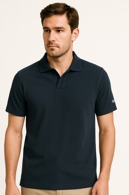 Saint Barth Men's Medium blue Short-sleeve polo 