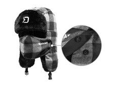 Wintermütze mit Maske Pelzmütze Outdoor Mü...