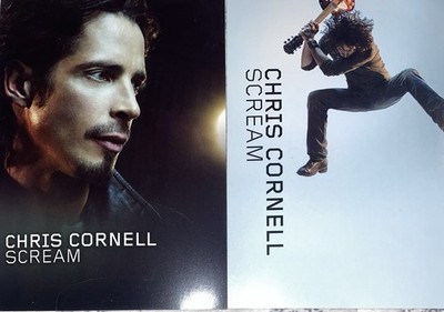Chris Cornell Rare Promo Post Card Set(2) for SCREAM Lp ~Soundgarden~Audioslave