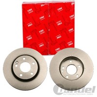 2X TRW Bremsscheiben 276Mm BelÜFtet Vorne Passend FÜR MERCEDES-BENZ A-KLASSE