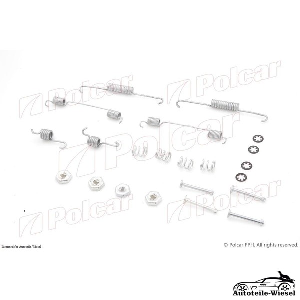 ZubehöRsatz Bremsbacken Hinten FüR Ford Courier F3L F5L Fiesta FVD III 89-97-image