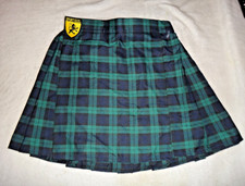 Sports Kilt GREEN PLAID Adjustable Waist KILT SIZE M