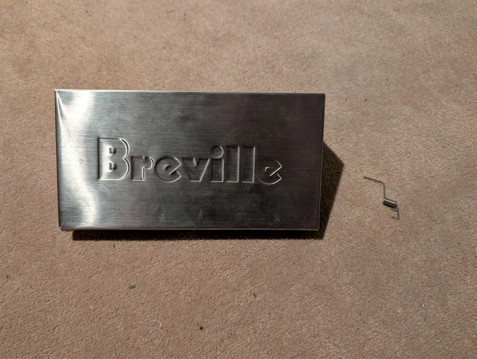 Breville Espresso Machine 800ESXL Rear Hatch with spring
