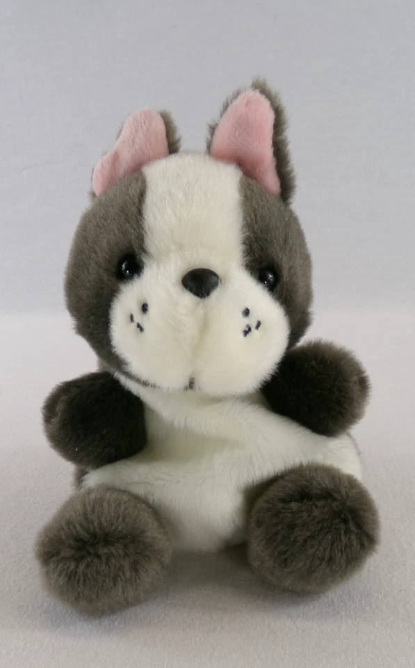 Palm Pals Beau French Bulldog Plush Soft Toy Dog 5" Stuffed Animal by Aurora EUC - Image 3 of 4