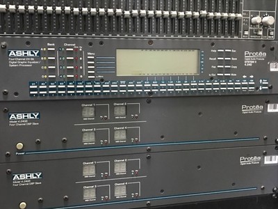 ASHLY PROTEA SYSTEM II 4.24 GS Graphic EQ w/ Remote Control 4.24RD & Slave