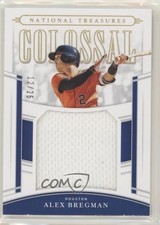 2020 National Treasures Colossal Materials Holo Gold 12/25 Alex Bregman n1u