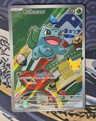 Pokémon TCG Bulbasaur 037 Promo First Partner Illustrated Collection Near Mint