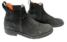 Rag & Bone X Grenson Boots Mens Size 11.5 Black Suede Chelsea‎ Ankle Pull On rag & bone Boots for Men for Sale | Shop New & Used Men main image 3