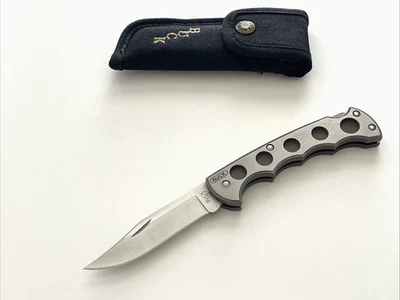 Buck Titanium Handle Pocketknife Collectible Modern Factory