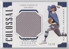 2019 National Treasures Rookie Colossal Materials 53/99 Chris Paddack 0h28