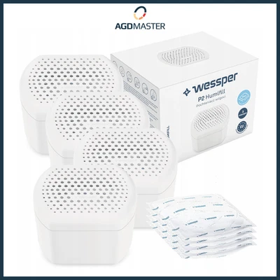 Luftentfeuchter Nachfüllpack 4x 250g Set Weiß ohne Strom 90 Tage Wessper