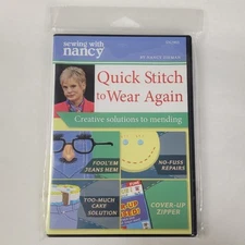 Sewing with Nancy Quick Stitch to Wear Again DVD 2015 Craft Sewing Tutorials
