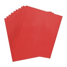 11.4"x8.3" Hot Foil Paper Hot Stamping Transfer Paper, Sheet of 10 Red