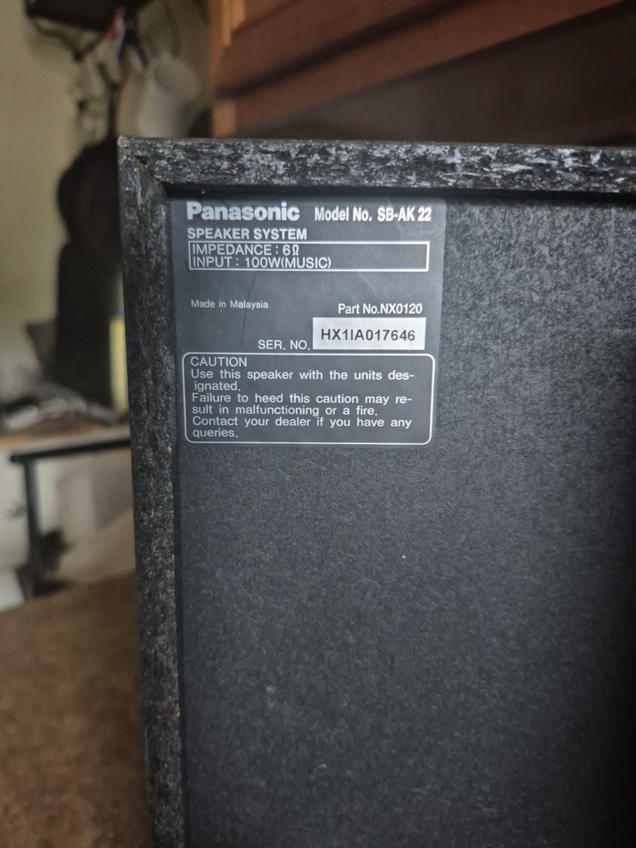 Panasonic SA-AK22 Stereo System Tested & Working | eBay