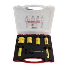 Starrett Bi-Metal CSC Smooth Cut 16-51mm Hole Saw Set K2000E1 New In Case
