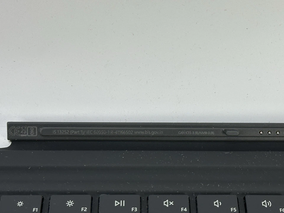 Microsoft Surace Pro 4 5 6 7 7+ Plus Tipo Cubierta 1725 Teclado Eng Negro Foto 4 de 4