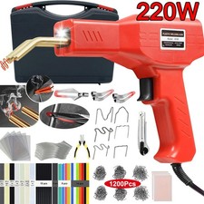 New 220w50w Plastic Welder 2-in-1 Hot Stapler Gun Car Bumper Repair Kit