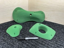 Set Of 3 Green Climbing Holds. Never Been Used. Please Read Description. 25-36.