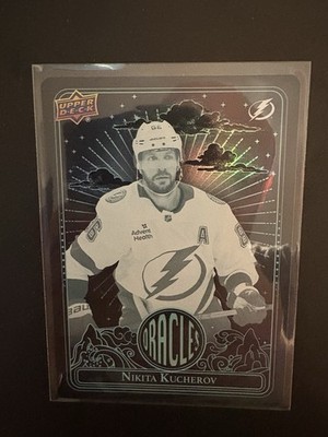 2024-25 Upper Deck Extended Series Nikita Kucherov O-3 Blue Oracles Card