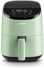 COSORI Air Fryer 2.1 Qt, 4-in-1 Small Mini Airfryer, Bake, QT, Green 
