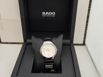 Rado Diastar True. herren schweizer uhr. Platin Keramik, Titan, Saphir.