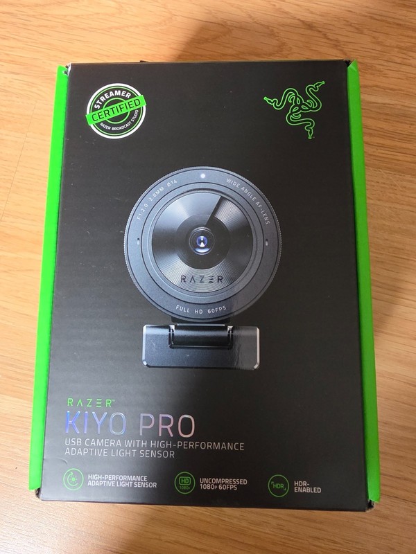 Razer Kiyo Pro Webcam Full HD 1080P 60FPS HDR USB PC Computer Streaming Gaming